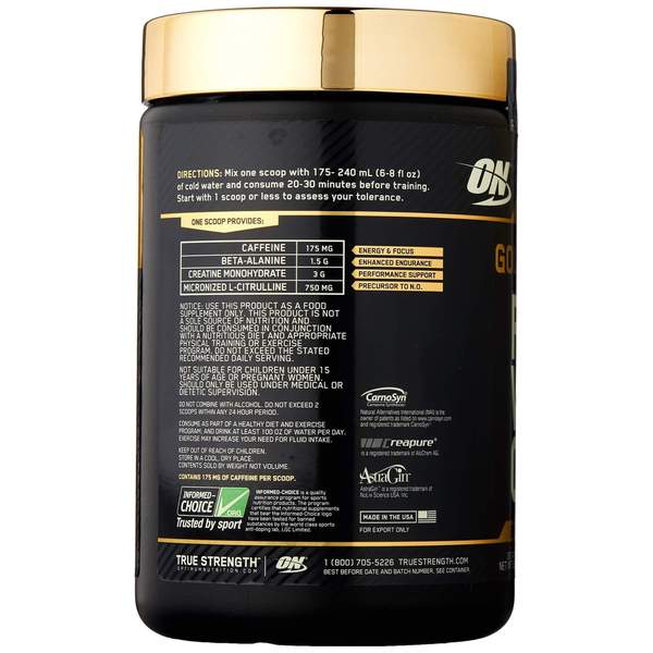 Optimum Nutrition Gold Standard PreWorkout30Serv.300gWatermelon